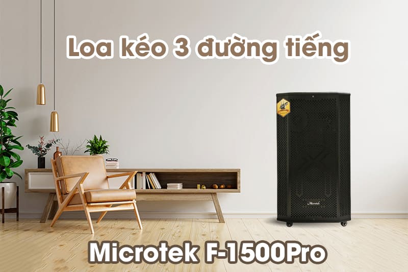 Loa kéo bass 50 3 đường tiếng Microtek F-1500Pro: 10.000.000 VND