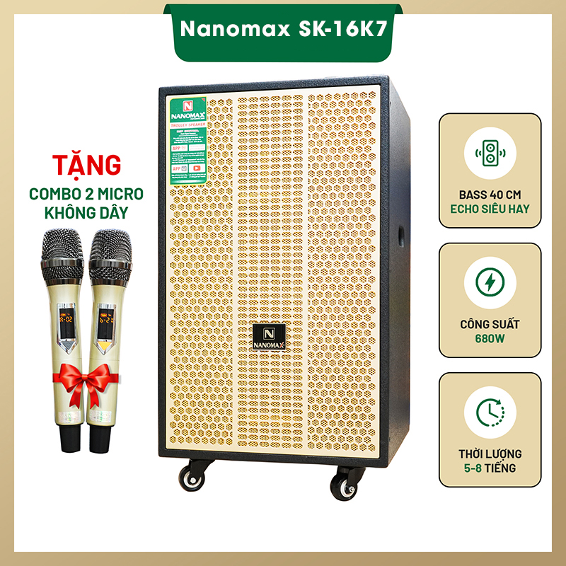 Loa Nanomax 4 tấc SK-16K7: 11.600.000 VND