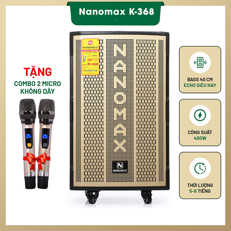 Loa 4 tấc Nanomax K-368: 5.690.000 VND