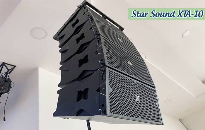Loa line array Star Sound XTA-10 có công suất 300W / 1200W mạnh mẽ Loa line array Star Sound XTA-10 có công suất 300W / 1200W mạnh mẽ