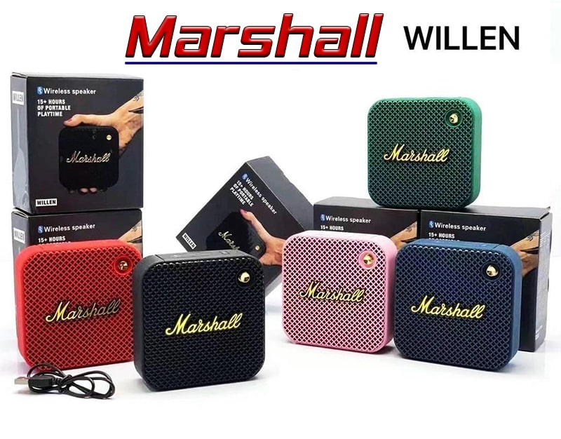 Marshall Willen là dòng loa vuông 10W chất lượng cao, mầu sắc cá tính, đa dạng