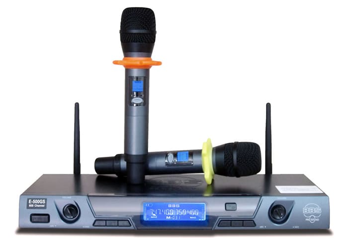 Micro BBS E-500GS sử dụng tần sóng UHF siêu cao