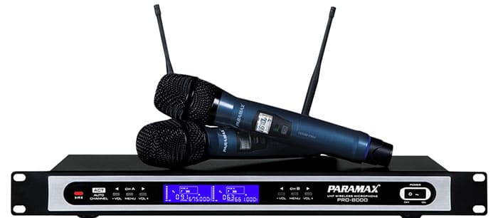 Micro Paramax Pro 8000 New cho khả năng bắt sóng trong phạm vi 50m