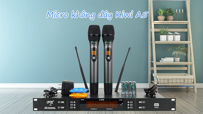 Micro không dây Kiwi A5 ứng dụng công nghệ cao