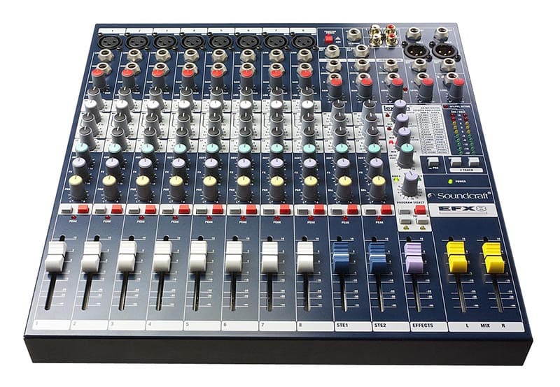 Mixer 8 line Soundcraft EFX8 khả năng trộn và xử lý âm thanh chất lượng cao
