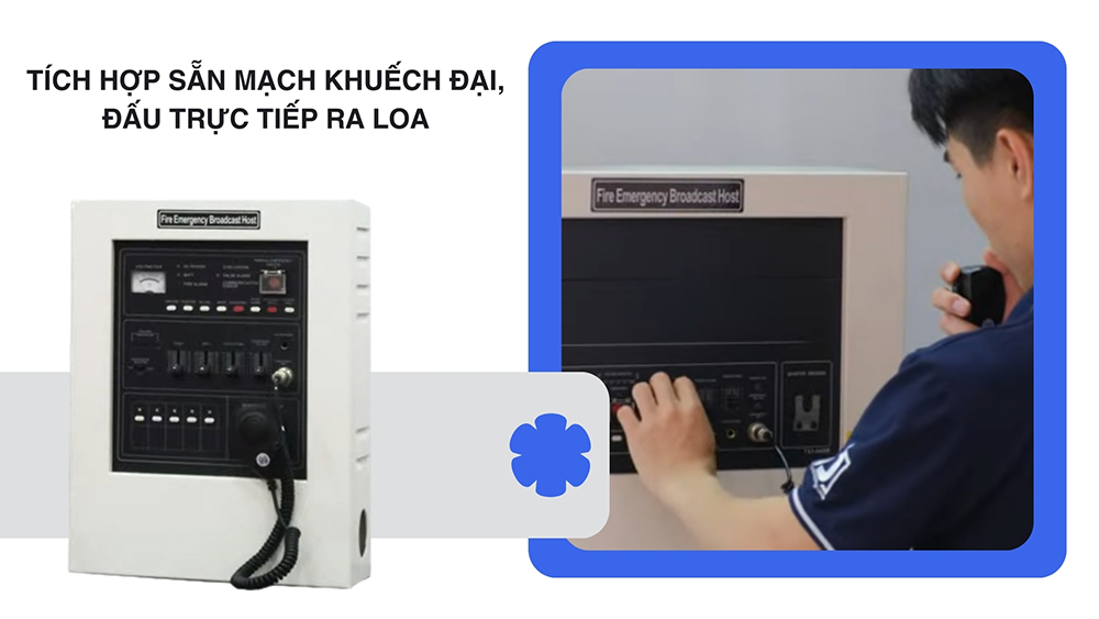 Tính năng 4: Trang bị ắc quy bên trong làm nguồn dự phòng khi mất điện