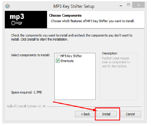 Phần mềm MP3 KeyShifter