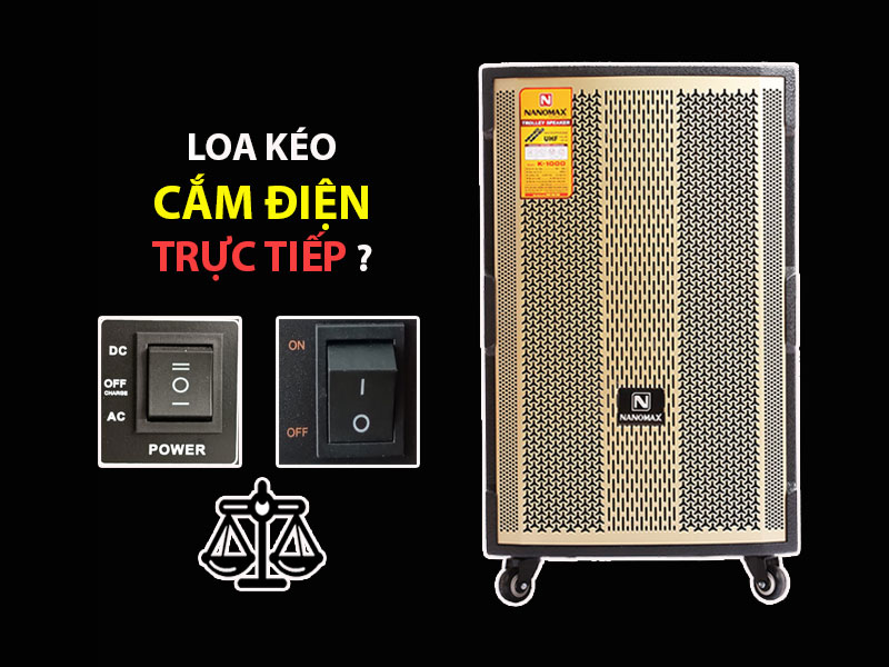 Loa di động cắm điện trực tiếp là dòng loa chỉ hoạt động khi được cắm vào nguồn điện 220W Loa di động cắm điện trực tiếp là dòng loa chỉ hoạt động khi được cắm vào nguồn điện 220W