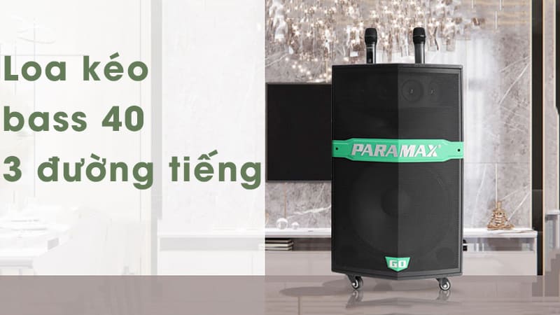 Loa kéo bass 40 3 đường tiếng là loại được sử dụng phổ biến nhất trong đa dạng dự án âm thanh 