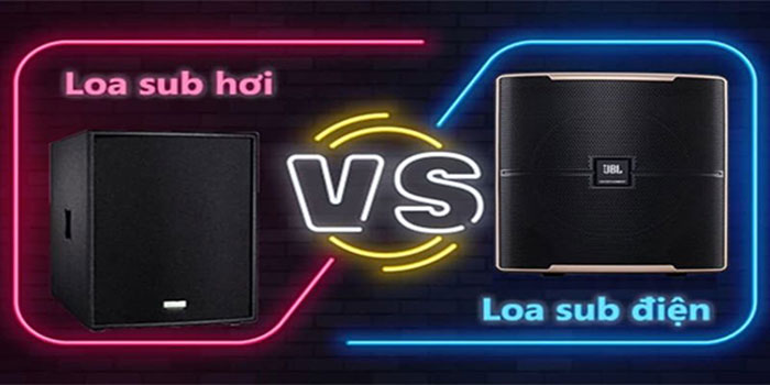 Loa siêu trầm JBL bass 40 có hai loại chính