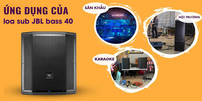 Loa trầm JBL bass 40 thích ứng đa dạng dự án âm thanh