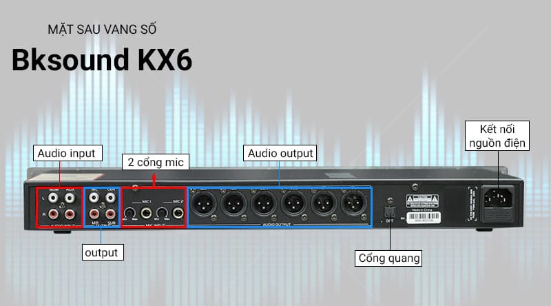 Vang số karaoke mini BKSound KX6: 3.290.000 VND